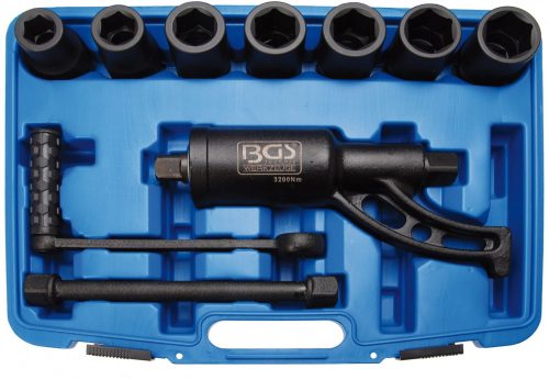 BGS technic Set multiplicator pentru prezoane de roti | 25 mm (1") | 10 piese (BGS 1230)