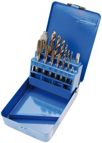 BGS technic Set Tarozi si burghie HSS | M3 - M12 / 2,5 - 10,2 mm (BGS 1987)