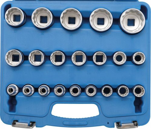 BGS technic Set chei tubulare 12 colțuri | 12,5 mm (1/2") | 8 - 36 mm | 21 piese (BGS 2267)