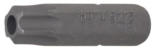 BGS technic Bit | Antrenare 6 colțuri exterior 6,3 mm (1/4") | Profil T (pentru Torx) cu gaură T40 (BGS 2445)
