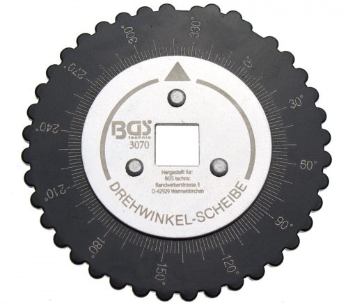 BGS technic Disc gradat pentru verificat unghi de strangere, antrenare 12,5 mm (1/2") (BGS 3070)