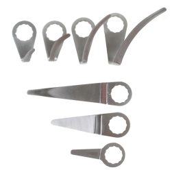   BGS technic Set cuţite tăiere pentru extractor pneumatic geamuri | pentru BGS 3218, 9291 | 7 piese (BGS 3256)