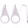 BGS technic Set 2 lame de taiat silicon parbriz, 2x24 mm, pentru BGS 3218 (BGS 3257)