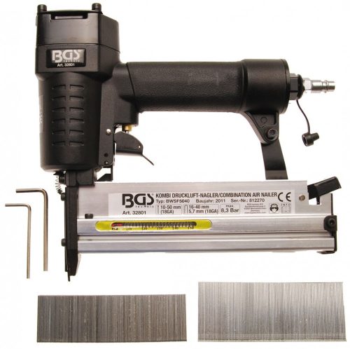 BGS technic Pistol pneumatic cu capse 50 mm (BGS 32801)