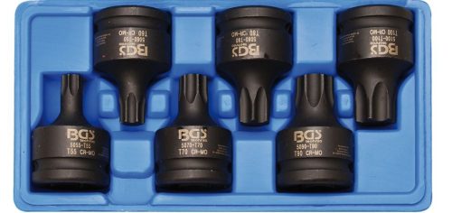 BGS technic Set cu biti Torx de impact T55 - T100, antrenare 3/4", 6 piese (BGS 5055)