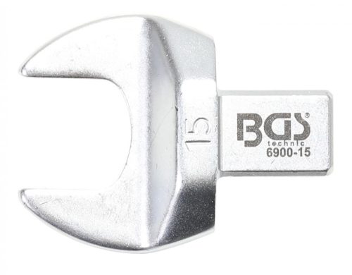 BGS technic Cheie fixă detașabilă | 15 mm | prindere 9 x 12 mm (BGS 6900-15)