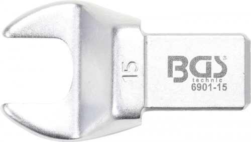 BGS technic Cheie fixă detașabilă | 15 mm | prindere 14 x 18 mm (BGS 6901-15)