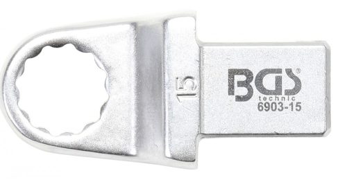 BGS technic Cheie inelară detașabilă | 15 mm | prindere 14 x 18 mm (BGS 6903-15)