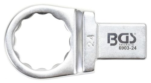 BGS technic Cheie inelară detașabilă | 24 mm | prindere 14 x 18 mm (BGS 6903-24)