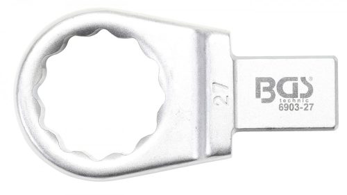 BGS technic Cheie inelară detașabilă | 27 mm | prindere 14 x 18 mm (BGS 6903-27)