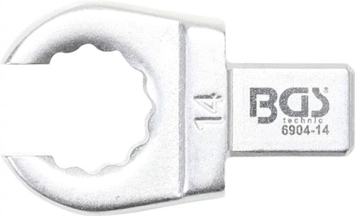 BGS technic Cheie inelară detașabilă | deschisă | 14 mm | prindere 9 x 12 mm (BGS 6904-14)