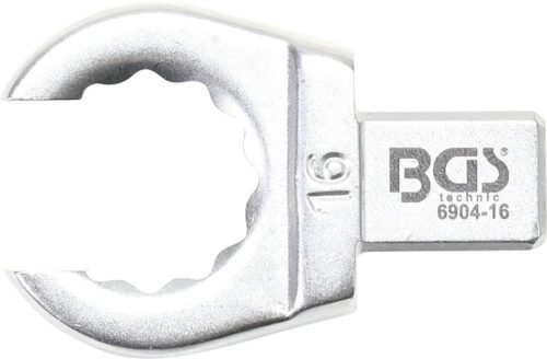 BGS technic Cheie inelară detașabilă | deschisă | 16 mm | prindere 9 x 12 mm (BGS 6904-16)