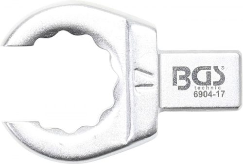 BGS technic Cheie inelară detașabilă | deschisă | 17 mm | prindere 9 x 12 mm (BGS 6904-17)