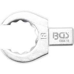  BGS technic Cheie inelară detașabilă | deschisă | 18 mm | prindere 9 x 12 mm (BGS 6904-18)