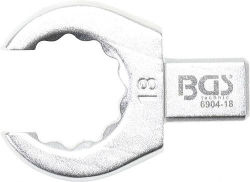 BGS technic Cheie inelară detașabilă | deschisă | 18 mm | prindere 9 x 12 mm (BGS 6904-18)
