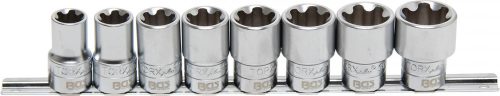 BGS technic Set chei tubulare Profil T Plus (pentru Torx Plus) | 12,5 mm (1/2") | 18EP - 32EP | 8 piese (BGS 8806)