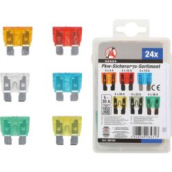 BGS DIY Set siguranţe autoturisme | 24 piese (BGS 88154)