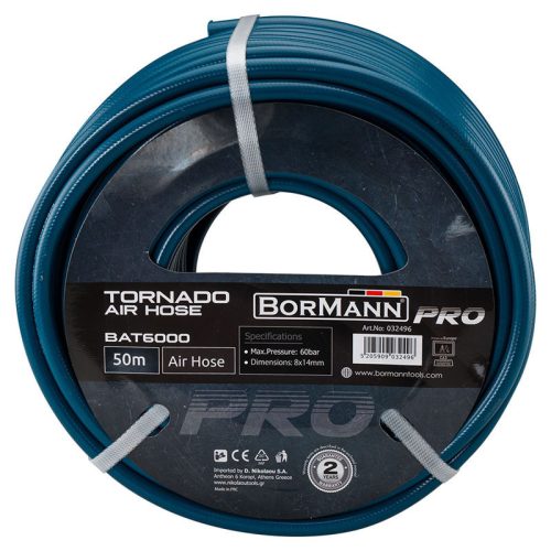 BORMANN Pro Furtun de aer "TORNADO" MAX 60BAR, 50m, 8x14mm (BAT6000)