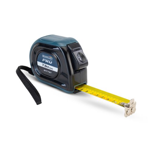 BORMANN Pro Ruletă metrică 7,5m x 25mm, AUTO LOCK, dublă față, magnetică (BHT7127)