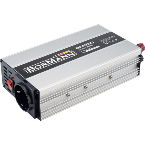 BORMANN Lite INVERTOR 12V-220V 1000W, USB 2.1 (BMI1010)