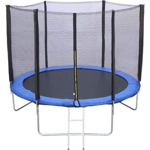 BORMANN ELITE TRAMBULIN, DIAMETRU 244 CM, CU SCARA ȘI PROTECTOR EXTERN, ALBASTRU (BSP1086)