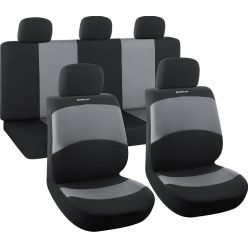   BORMANN Lite Set de huse pentru scaune auto, 9 piese, poliester, negre/gri (BWC3300)