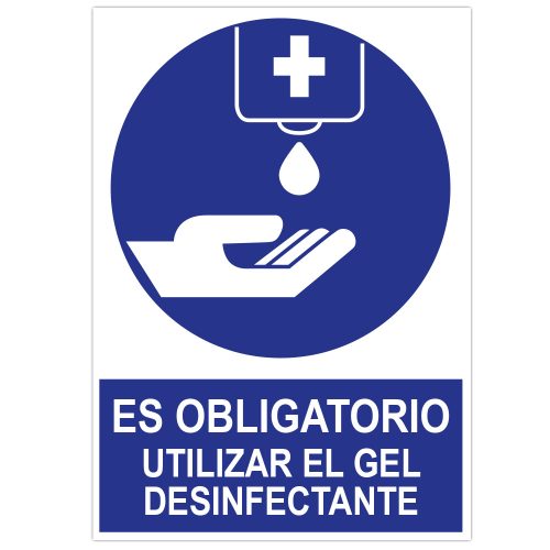 JBM AFIȘĂ DE FORMAT A3 «UTILIZAREA GELULUI DEZINFECTANT ESTE OBLIGATORIE» (JBM-14809)