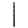 JBM BURGHIU ELICOIDAL HSS 4241 4.5X80MM, NEGRU (JBM-14850)