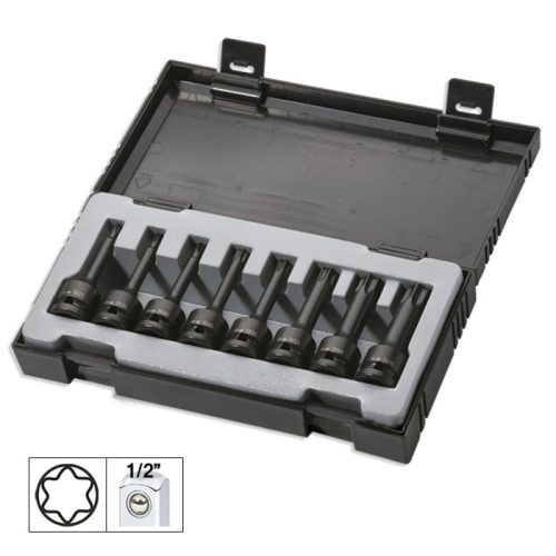 JBM SET 8 IMBUSURI DE IMPACT TORX LUNGI DE 1/2" (JBM-52340)