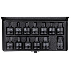   JBM SET  DE 13 CHEI TUBULARE DE IMPACT 1/2" HEX. ȘI TORX (JBM-52344)