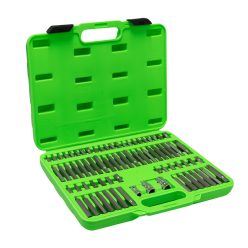   JBM TRUSĂ CAPETE DE ȘURUBELNIȚĂ 75 PIESE PENTRU ȘURUBURI RIBE, XZN, TORX INV., HEXAGONAL (JBM-52550)