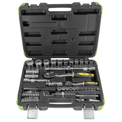   JBM TRUSĂ CHEI TUBULARE SPLINE DE 1/2" ȘI 1/4" CU 61 PIESE (JBM-53108)