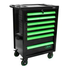 JBM CĂRUCIOR DE SCULE VERDE CU 7 SERTARE - GOL (JBM-53764)
