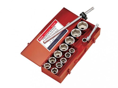 Genius Tools set de cap de cioară, metric, 3/4", 15 bucăți (GS-615M)