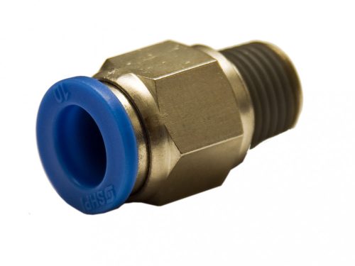 SHPI racord de plastic pentru furtun de aer, drept, filet de sex masculin, 1/2", 12mm (PC12-04)