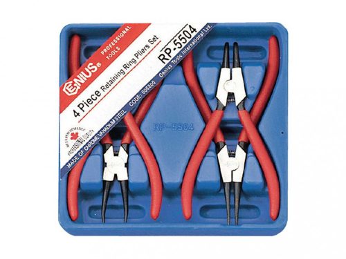 Genius Tools set de clești seeger (zéger), 7", 4 bucăți (RP-5504)