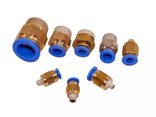 Sinppa Tools mufă de plastic pentru furtun de aer, dreaptă, filet exterior, M5, 4mm (SPC04-M5)
