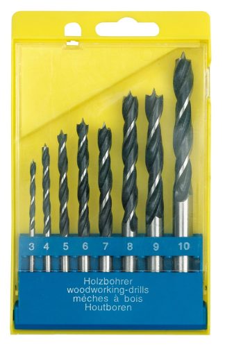 STHOR burghiu lemn set 8 buc 3-10mm (22381)