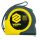 VOREL ruleta 5 m x 16 mm, galben - negru (10106)